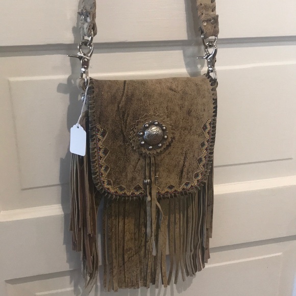 Stitched fringe bag - Picture 2 of 7